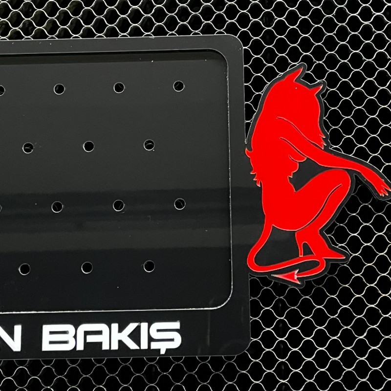 Tam Pleksi Motor Plakalık