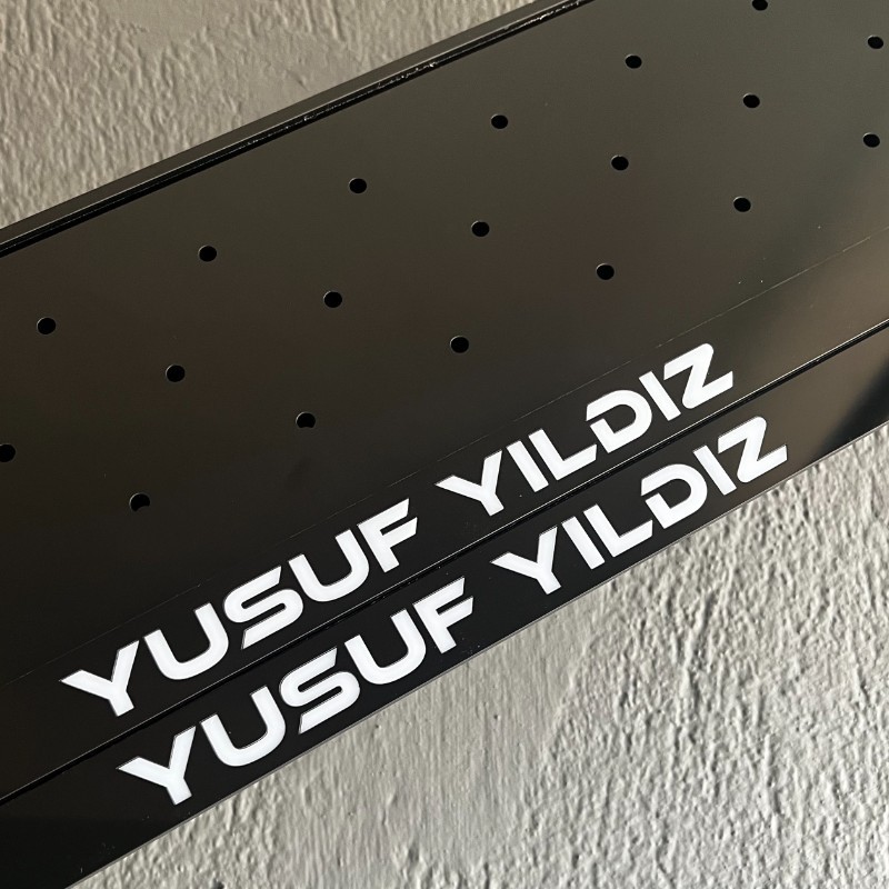 Tam Pleksi Araba Plakalık
