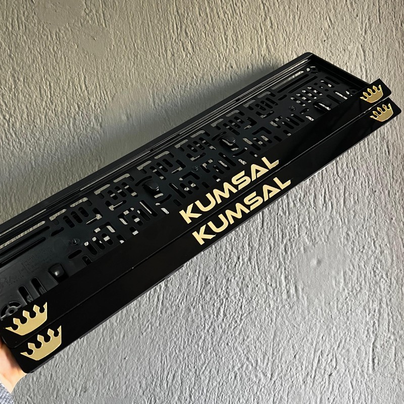 Gold Yazılı Plakalık