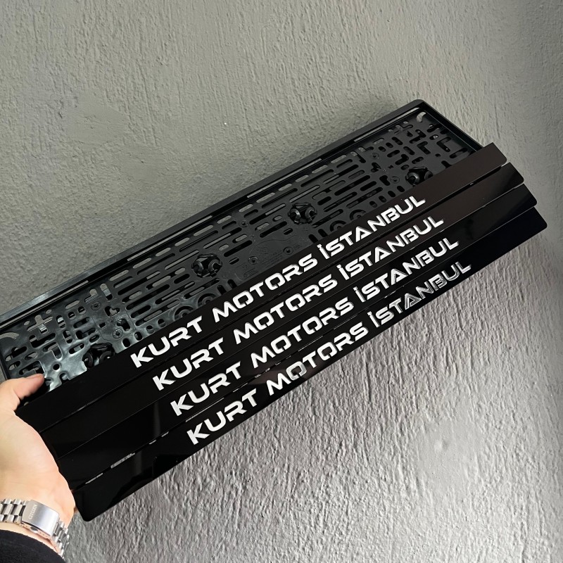 Gümüş Yazılı Plakalık
