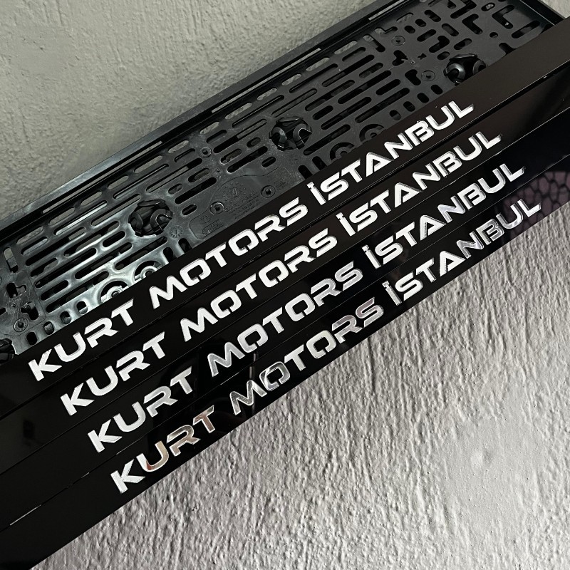 Gümüş Yazılı Plakalık