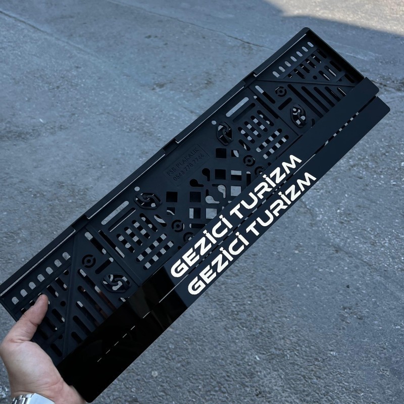 Gold Yazılı Plakalık